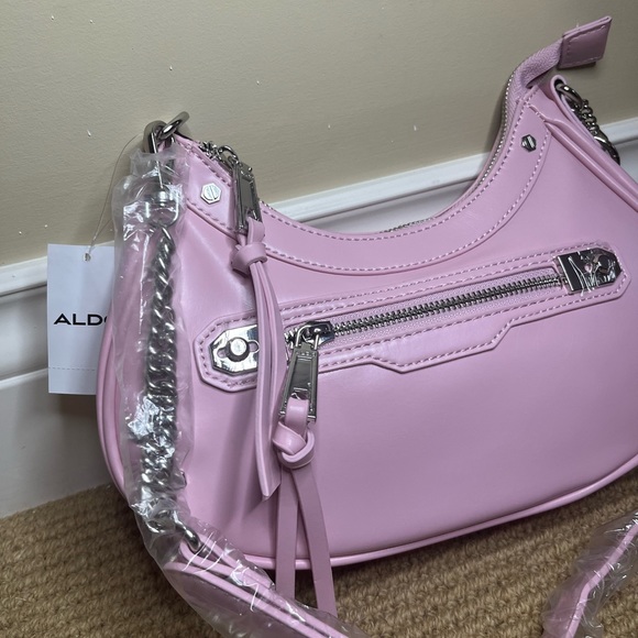 New Baby Pink Y2K Shoulder Purse - Picture 3 of 4